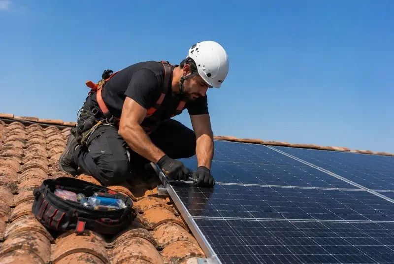 Maintenance et monitoring de panneaux solaires à Nieul-le-Virouil
