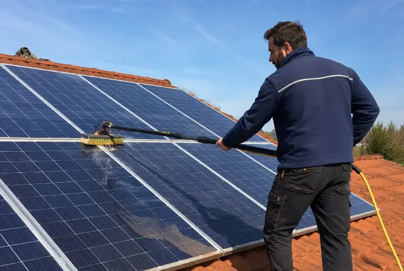 Nettoyage et entretien de panneaux solaires à Nieul-le-Virouil